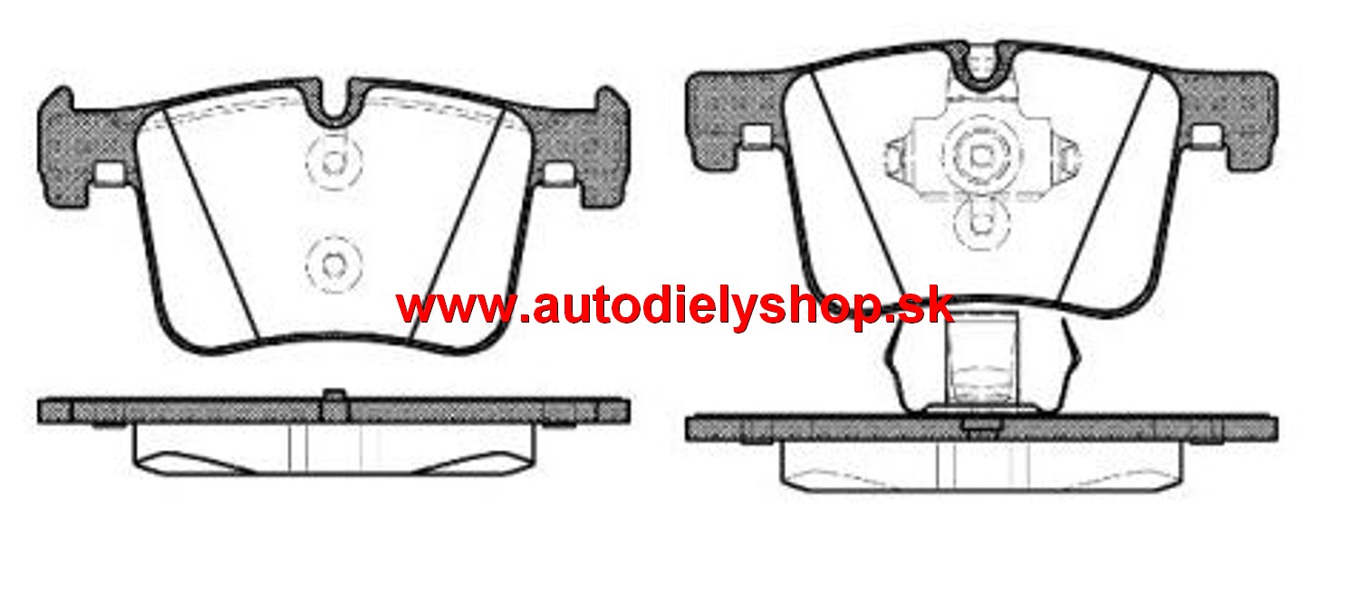 BMW 2 F22 10/2013- predné platničky sada L+P /ROADHOUSE/