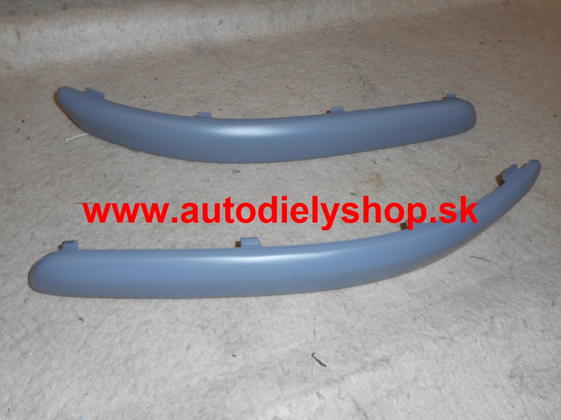 VW Polo 3/05- bočná lišta predného nárazníku Sada L+P prelak
