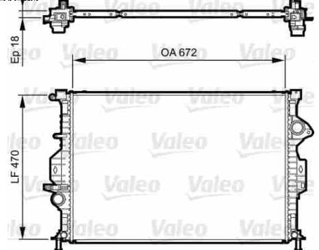 Ford S-MAX 10/2010- chladič vody