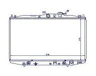 Honda ACCORD 98-03- chladič vody 
