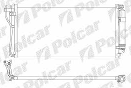 Hyundai SONATA 2006-2010 chladič klimatizácie 