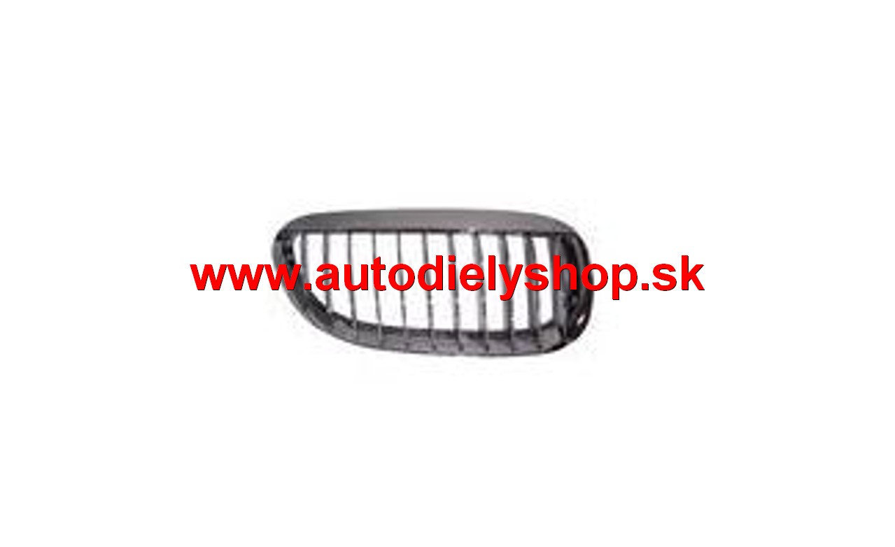 BMW 6 E63/E64 2003-2010 predná mriežka chrómová s chrómovým rámikom pravá 