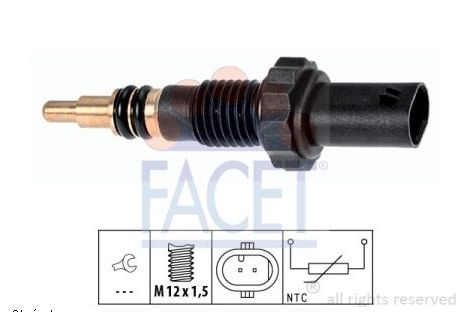 BMW 6 F12/F13 02/11- snímač teploty chladiacej kvapaliny /FACET/