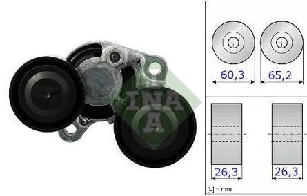 BMW 6 F12/F13 02/11- napínak remeňa /INA/