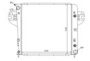 Jeep CHEROKEE 01/08- chladič vody 