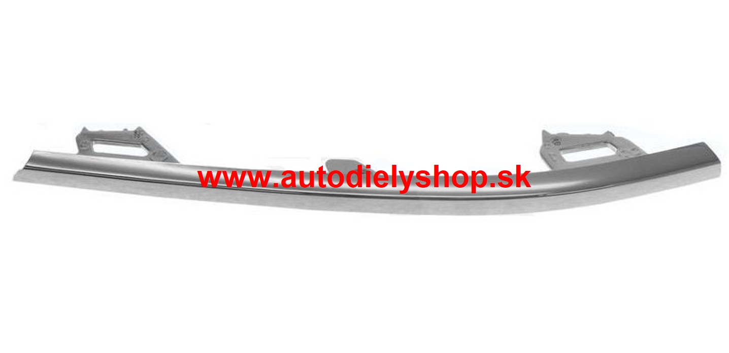 Škoda SUPERB III 5/2015- Lišta mriežky predného nárazníka, ľavá chrómová /Origin