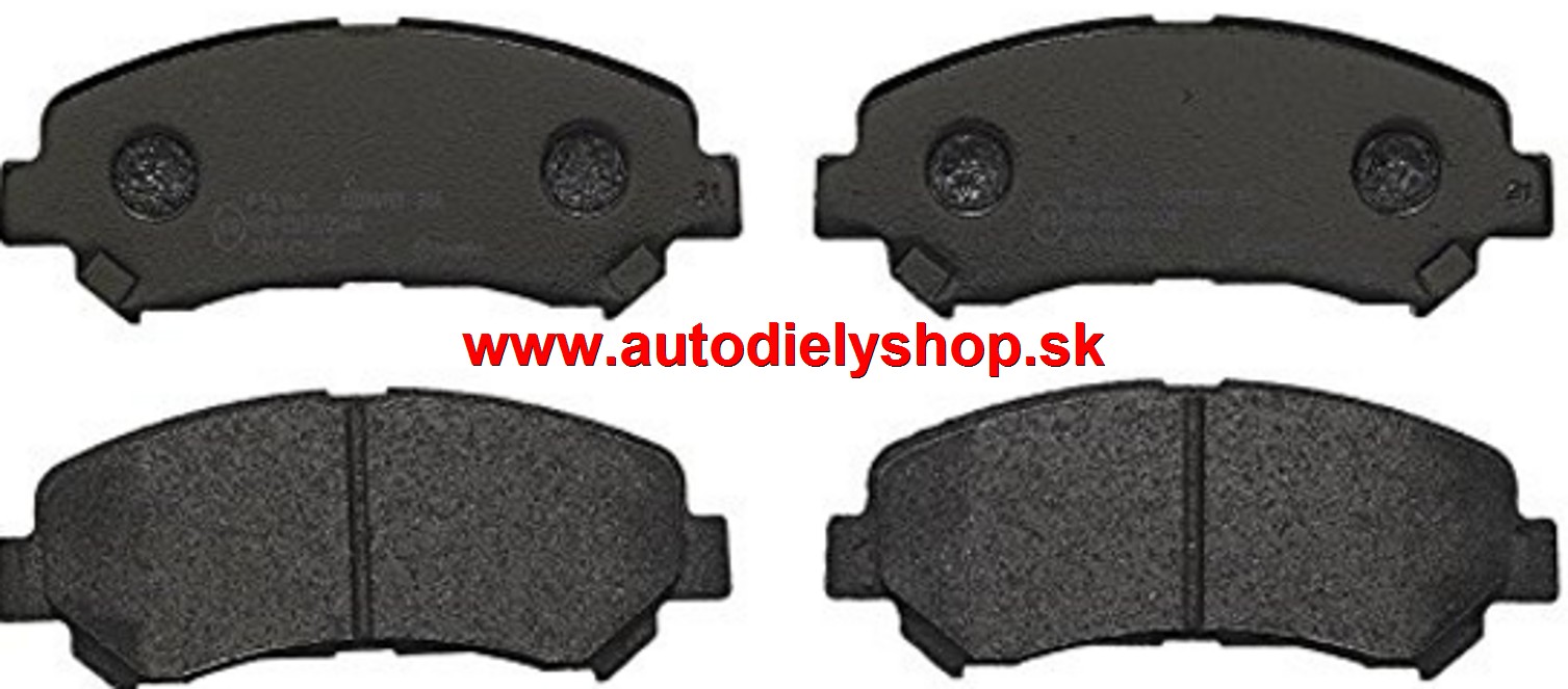 Nissan QASHQAI 2010-2014 predné platničky sada /BREMBO/