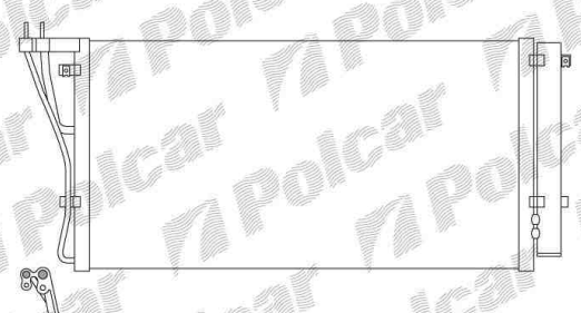 Kia CARENS 09/06- chladič klimatizácie 