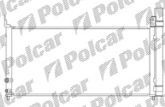 Toyota PRIUS 1/09-2012 chladič klimatizácie