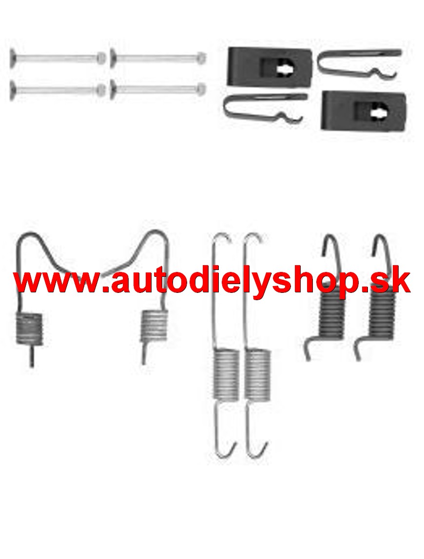 Toyota PRIUS 1/09-2012 príslušenstvo brzdových čeľustí 