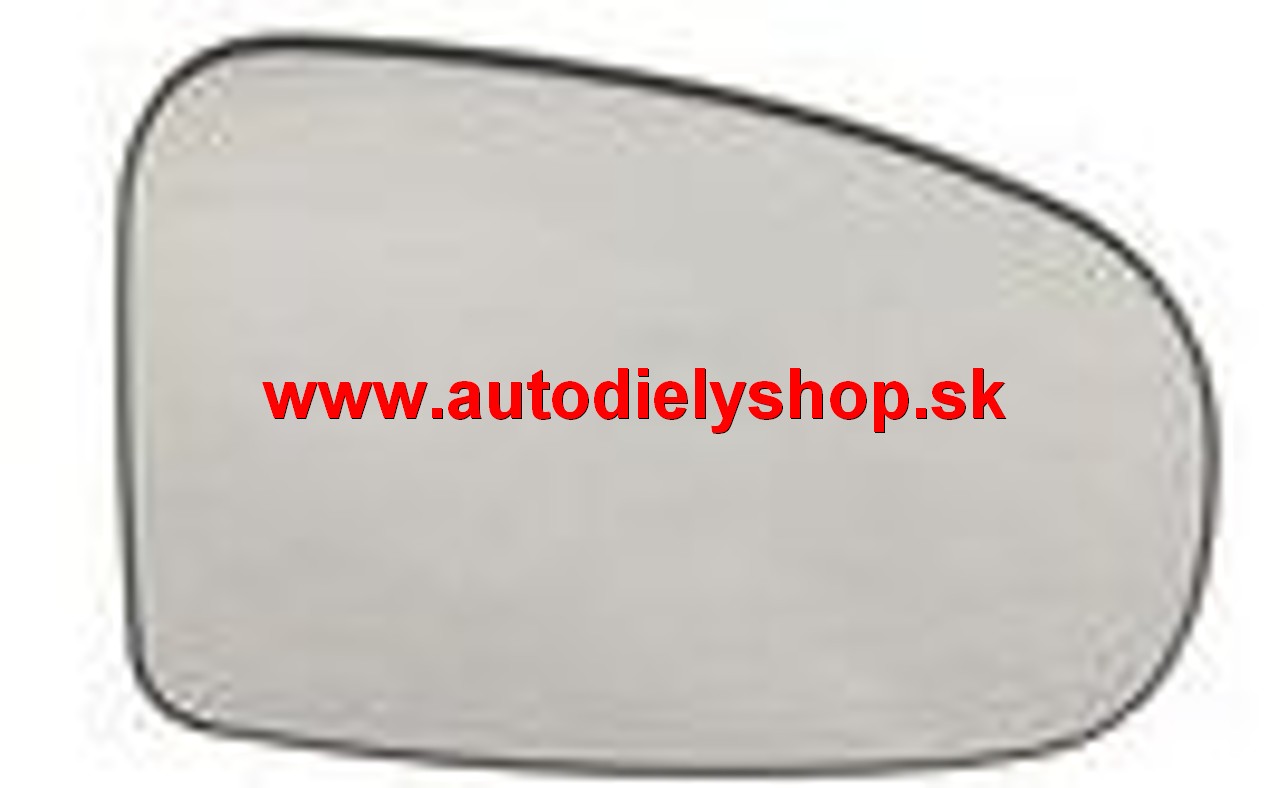 Toyota PRIUS 1/09-2012 sklo spätného zrkadla pravé 