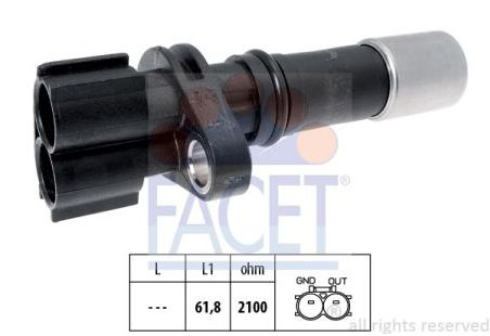 Toyota PRIUS 1/09-2012 snímač kľukového hriadeľa /FACET/