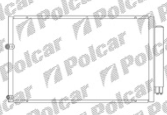 Toyota PRIUS 8/03-1/2009 chladič klimatizácie 