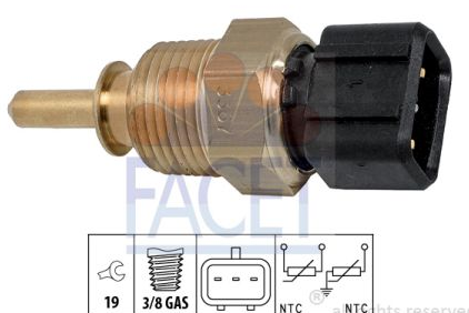 Kia CERATO 03/04- snímač teploty chl. kvapaliny 