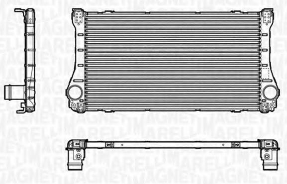 Toyota COROLLA 03/07- chladič vzduchu INTERCOOLER