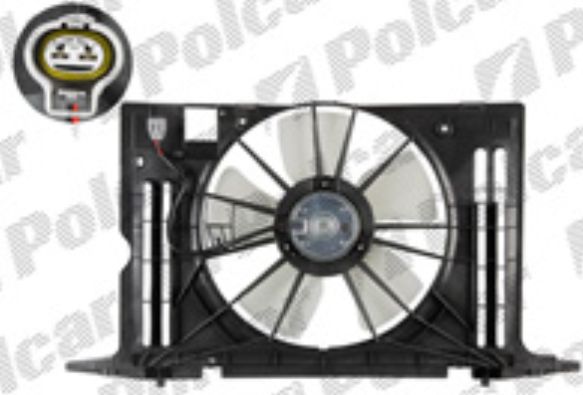 Toyota COROLLA 03/07- ventilátor chladičov 
