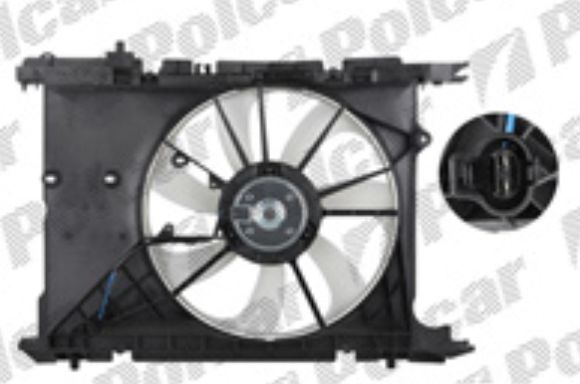 Toyota COROLLA 03/07- ventilátor chladičov 