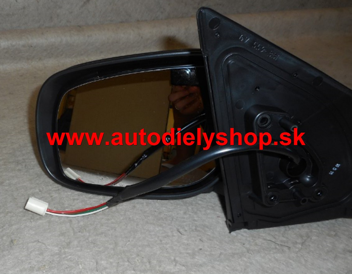Toyota COROLLA 03/07- Vonkajšie zrkadlo elektrické ľavé /vyhrievané/