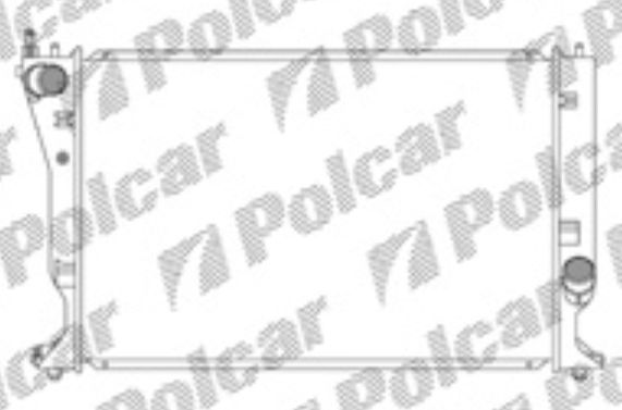 Toyota COROLLA VERSO 4/04-2009 chladič  vody 