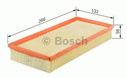 Kia RIO 7/2005-6/2011 vzduchový filter BOSCH