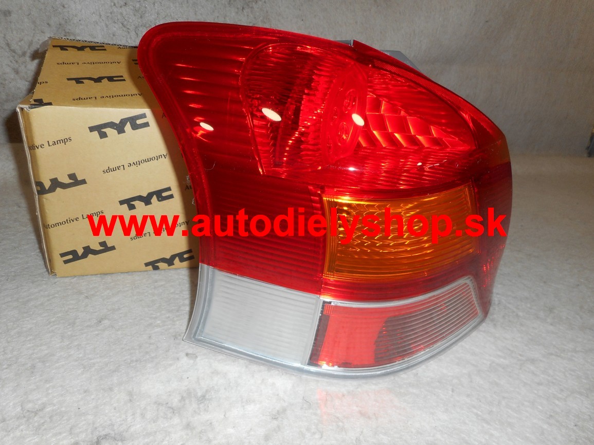 Toyota YARIS 3/09-9/2011 zadné svetlo LED s hmlovým svetlom ľavé
