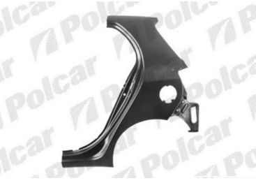 Toyota YARIS 2/06-3/09 zadný blatník ľavý pre 5 DVER.
