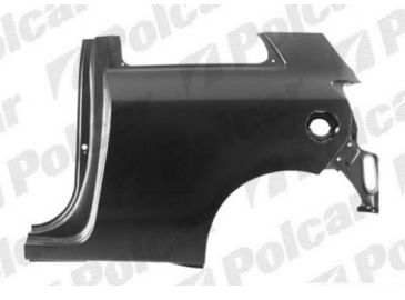 Toyota YARIS 2/06-3/09 zadný blatník ľavý pre 3 DVER.