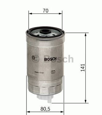 Kia SOUL 2/2009- palivový filter BOSCH 