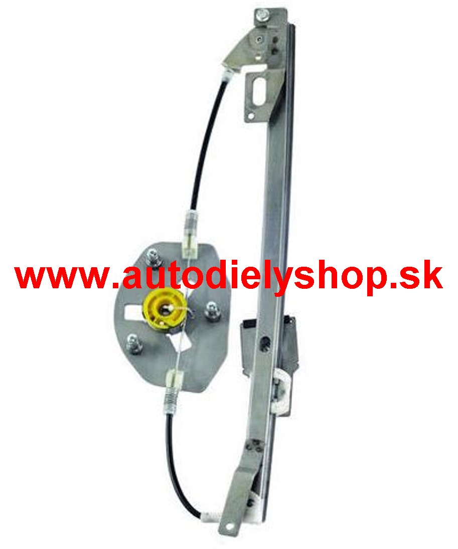 VW TIGUAN 07/11- Mechanizmus stahovania okna el. bez motora zadný pravý