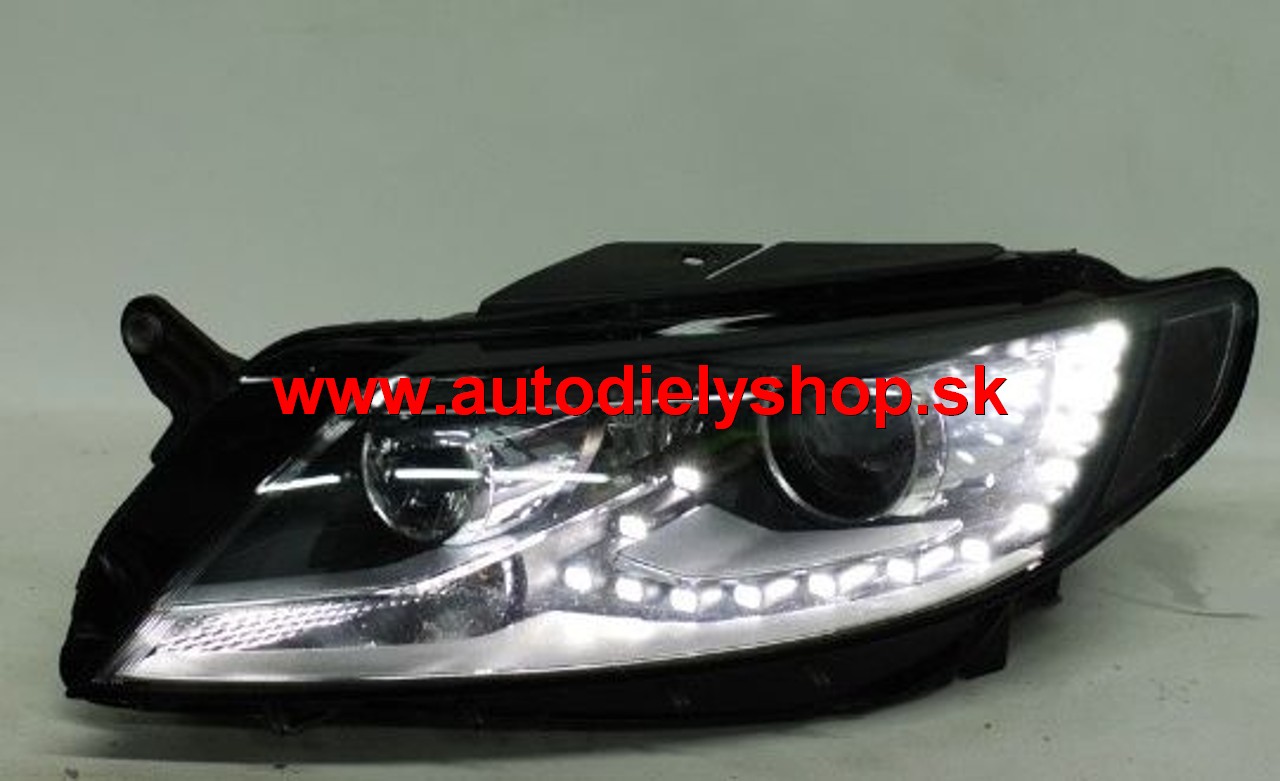 VW PASSAT "CC" 02/12- predné svetlo xenón  D3S+H7 el. s motorčekom ľavé 