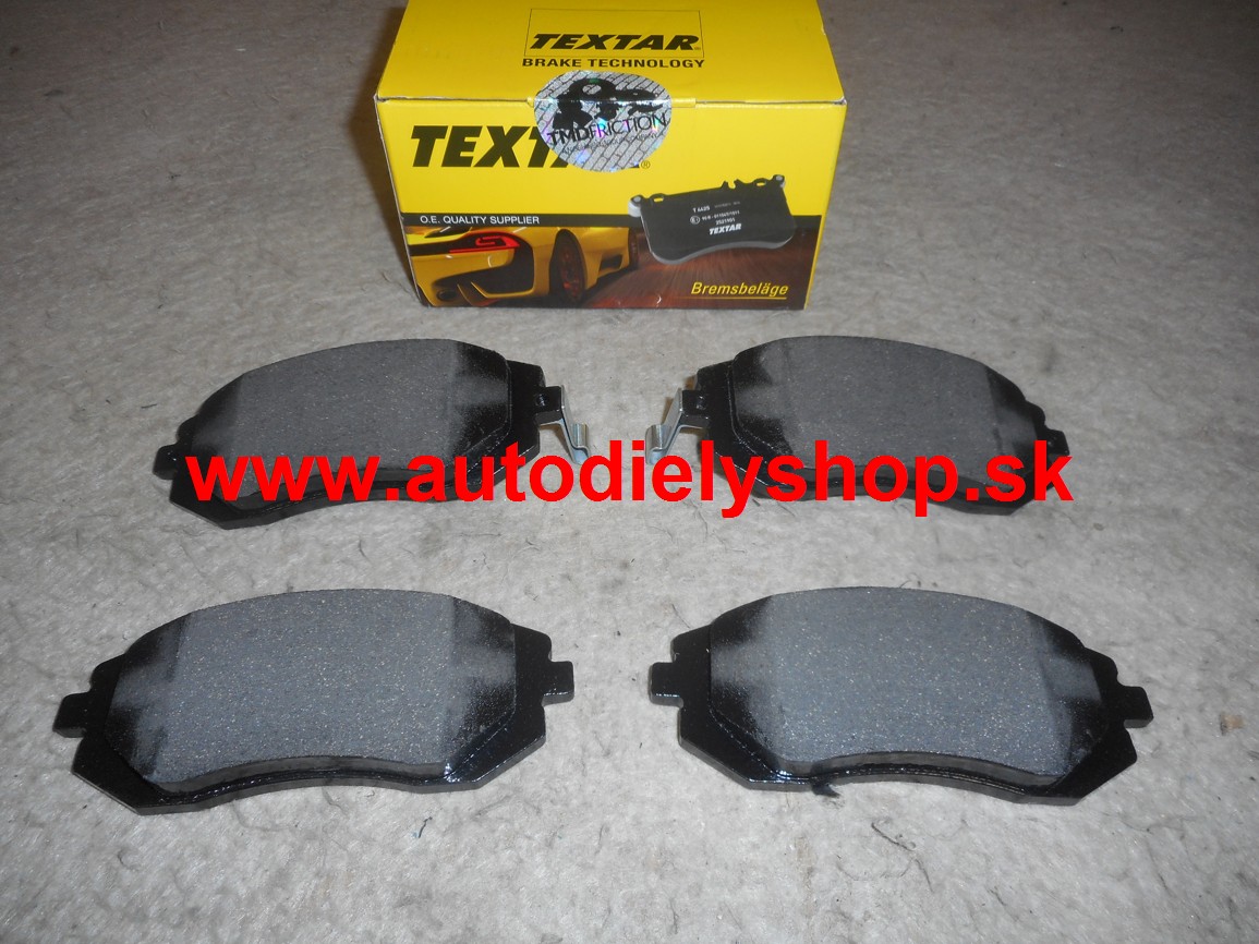SUBARU FORESTER 01/08- originálne predné platničky sada /TEXTAR/