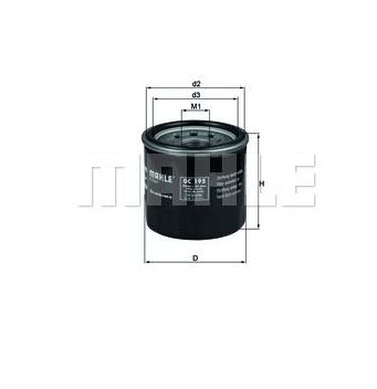 Subaru IMPREZA 5/1993-8/1996 olejový filter /KNECHT/