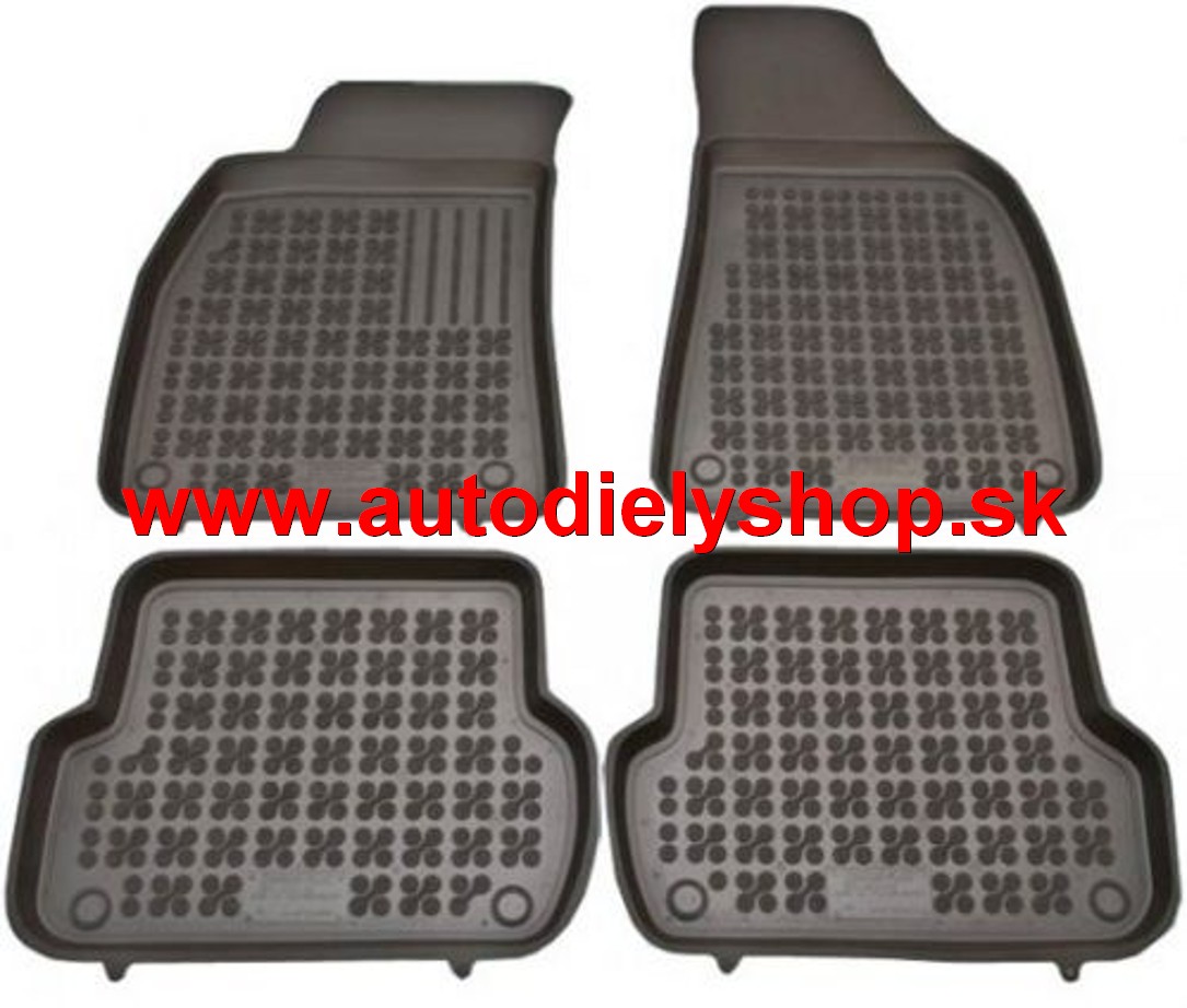 Subaru IMPREZA HB 01/08- gumové koberčeky sada 4 kusy čierne 