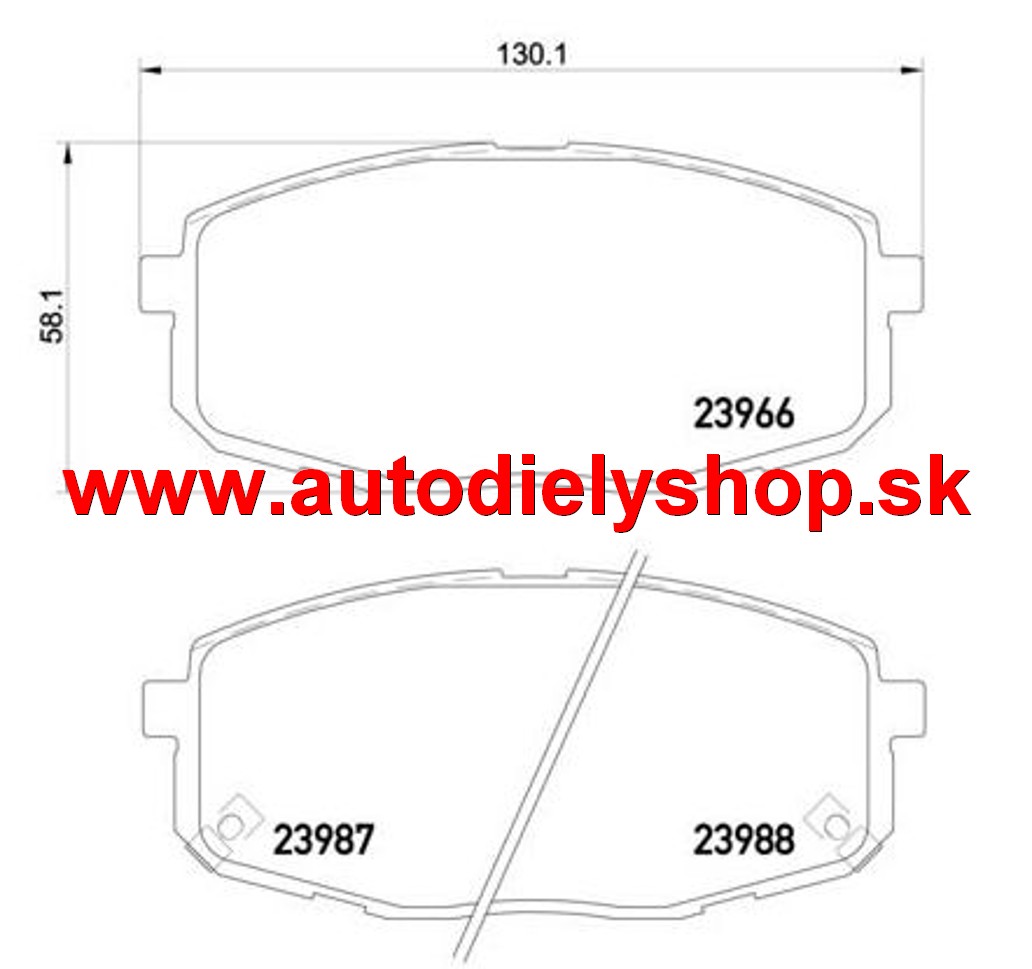 Kia Pro Cee'd 02/08- originálne predné platničky sada /TEXTAR/