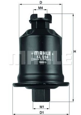Toyota RAV 4 6/00-10/05 palivový filter /KNECHT/