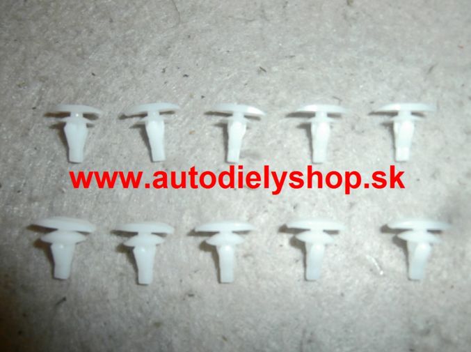 Toyota RAV 4 6/00-10/05 príchytky tesnenia dverí 10 ks
