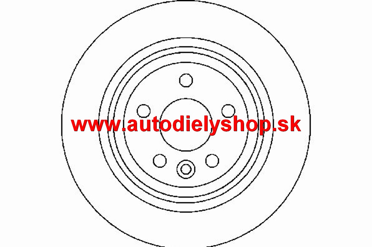 Volvo V70 7/2007- zadné kotúče sada L+P /STARLINE/