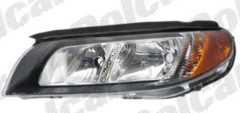 Volvo V70 7/2007- predné svetlo el. bez motorčeka H7+H9 ľavé /TYC/