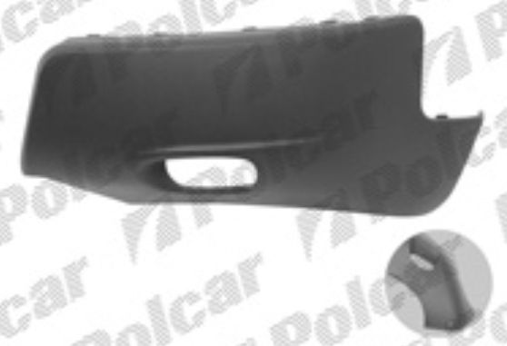 Volvo XC90 10/02- rámik predného nárazníka s otvormi na hmlovky ľavý do 2006