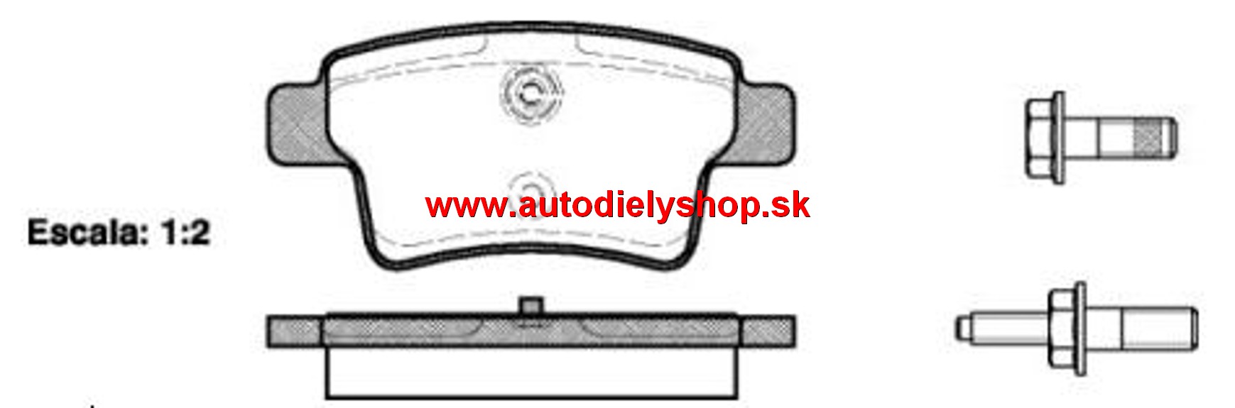Citroen C4 PICASSO 06/13- zaddné platničky sada /ROADHOUSE/