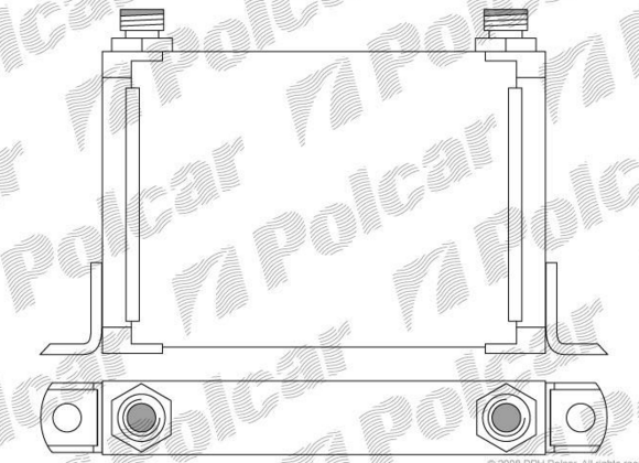 Lancia DELTA 10/93-8/99 chladič oleja 1,8