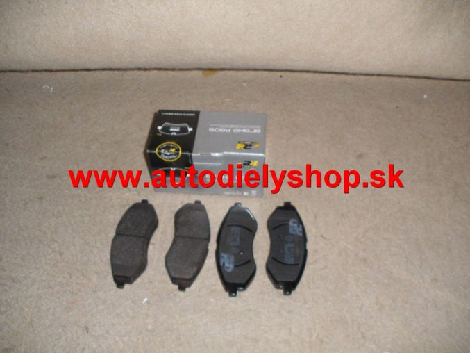 Chevrolet AVEO 05/11- predné platničky sada /ROADHOUSE/
