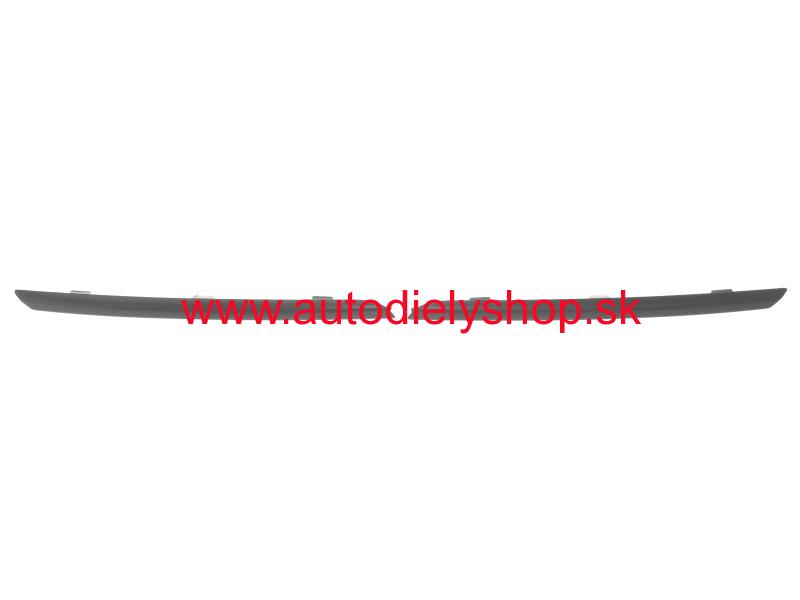 Renault CLIO IV 11/12- lišty prednej mriežky sada L+P šedé 