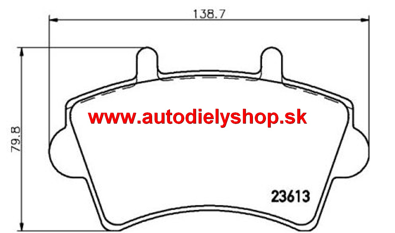 Nissan INTERSTAR 02-07 originálne predné platničky /TEXTAR/