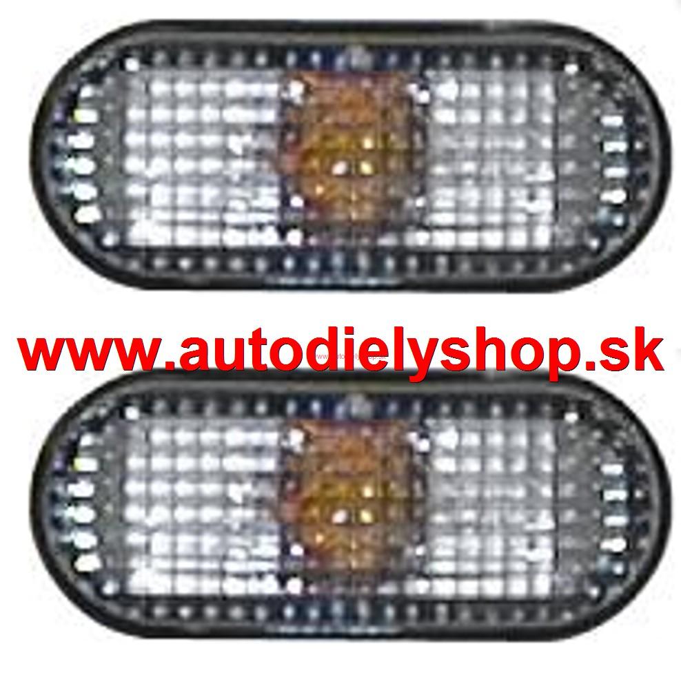 VW Passat B4 93-96 bočné smerovky dymové Sada L+P,oválne 