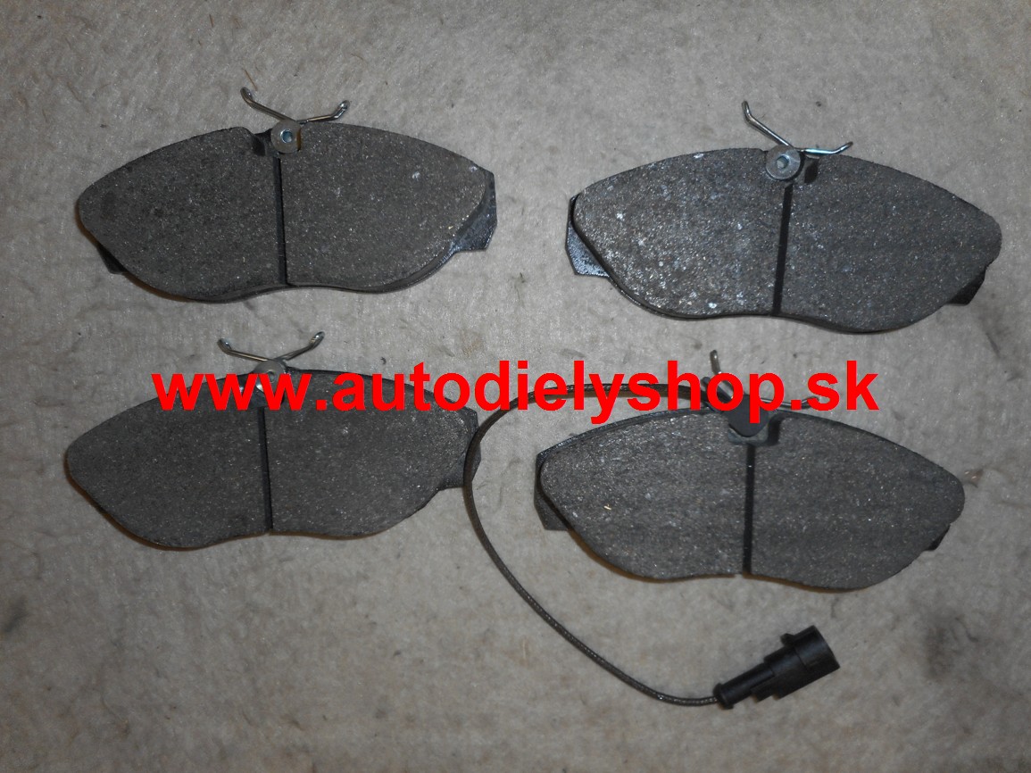  Peugeot BOXER 7/94-4/02 Brzdové platničky predné sada 1,0/1,4t