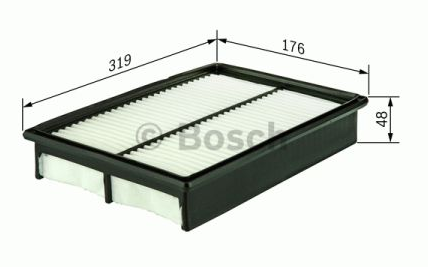 Mazda 6 08/07- vzduchový filter BOSCH