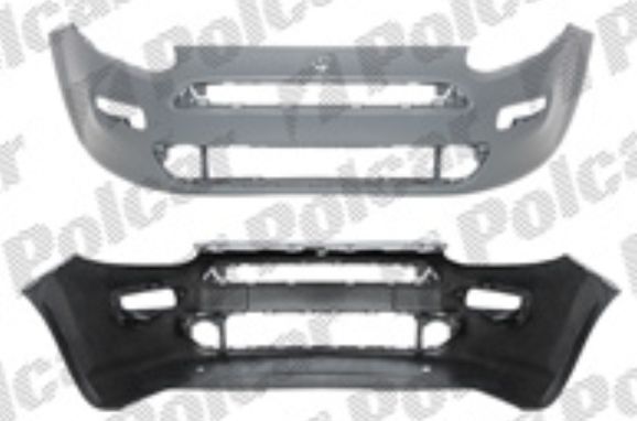 Fiat Punto 02/12- predný nárazník s podkladom 