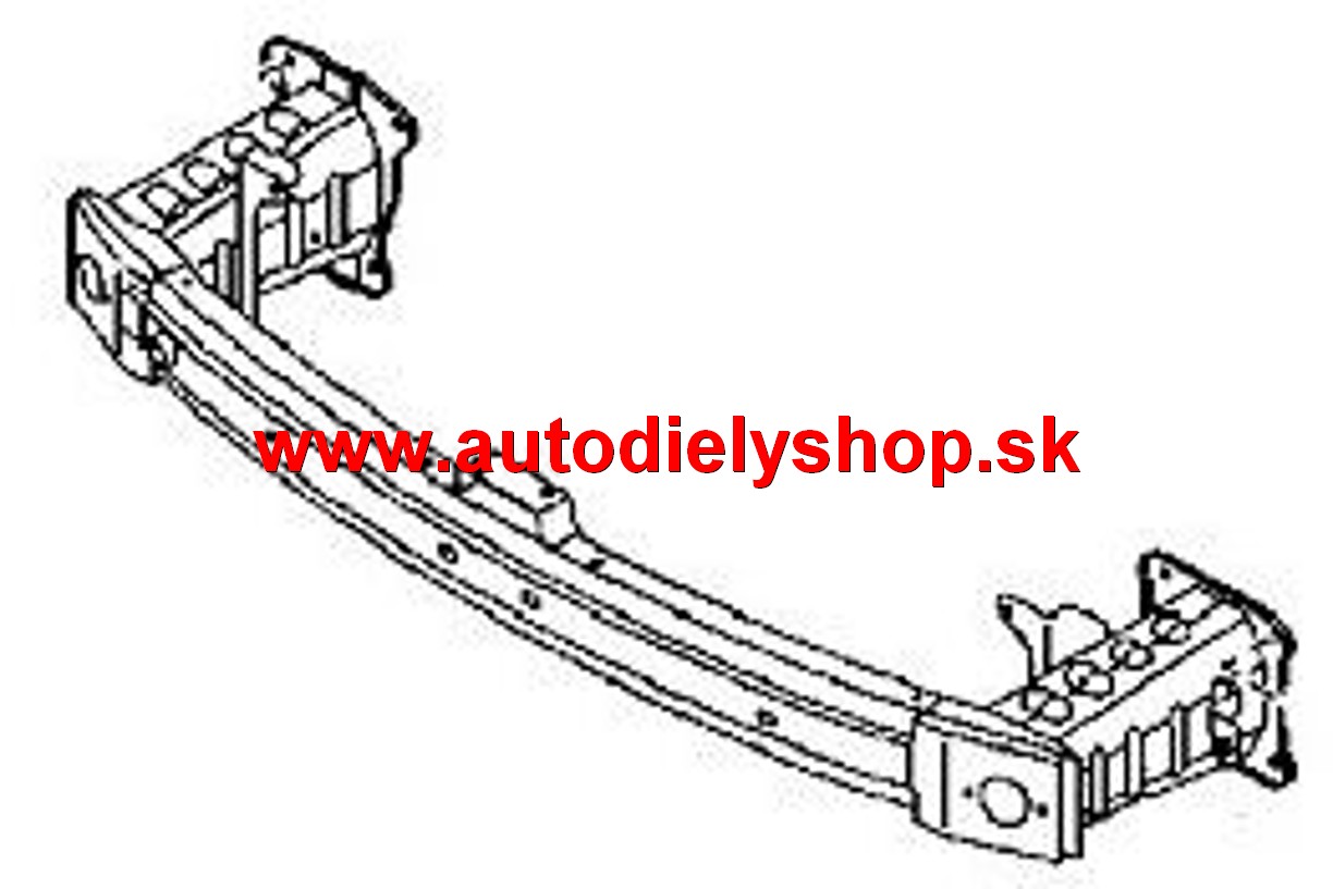 Mazda 5 05/2010- výstuha predného nárazníku 