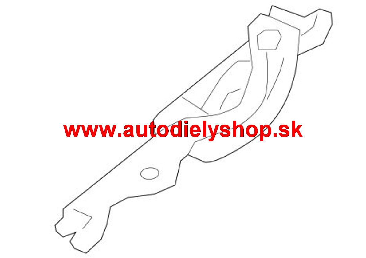 Mazda CX-5 03/12- pánt prednej kapoty pravý 